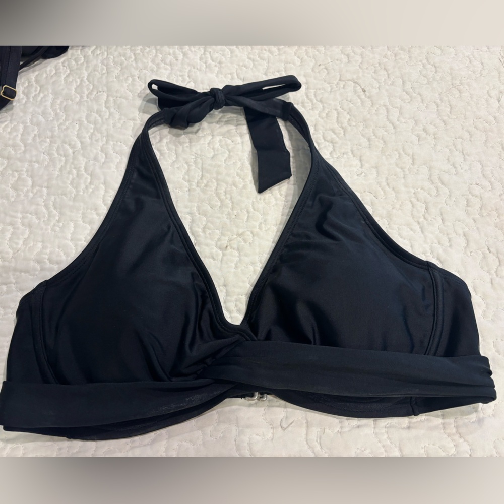 Athleta black 3 piece Bikini Set - Picture 10 of 13